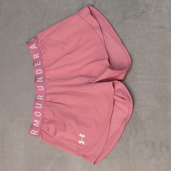 Underarmour Pink Running Shorts sz S - Picture 1 of 4